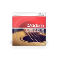 Струны для акустических гитар 13-56 D`Addario EJ-17