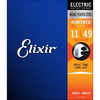 Струны для электрогитары 11-49 Elixir 12102 NanoWeb