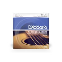 Струны для 12-струнных гитар D`Addario EJ37