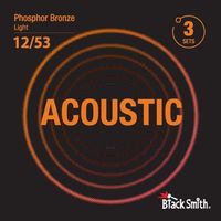 Струны для акустической гитары BlackSmith Phosphor Bronze Light 12/53 3 Sets