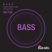 Струны для 5 -стр. бас-гитары BlackSmith Bass Custom Medium Light 34" Long Scale 45/125