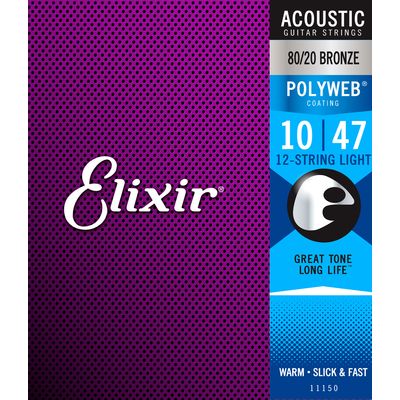 Струны для 12-струнных гитар Elixir 11150 PolyWeb